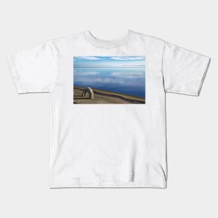 Tire on a Beach Kids T-Shirt